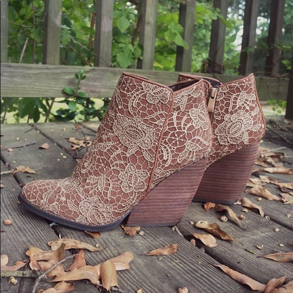 Ankle Lace Booties